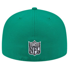 Philadelphia Eagles New Era Throwback Oversized 59FIFTY Fitted Hat - Kelly Green sale