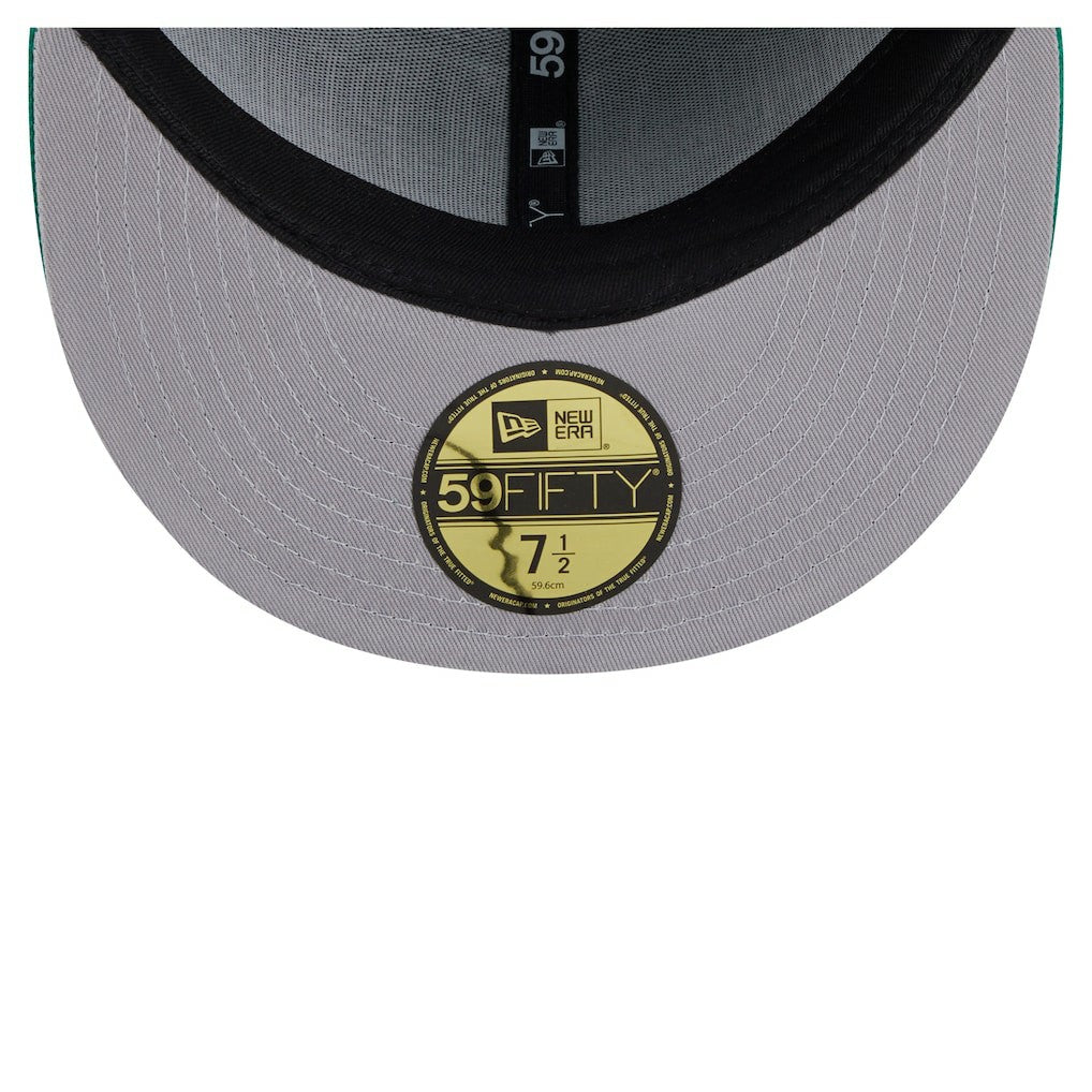 Philadelphia Eagles New Era Throwback Oversized 59FIFTY Fitted Hat - Kelly Green sale