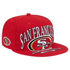 San Francisco 49ers New Era Oversized 59FIFTY Fitted Hat - Scarlet sale