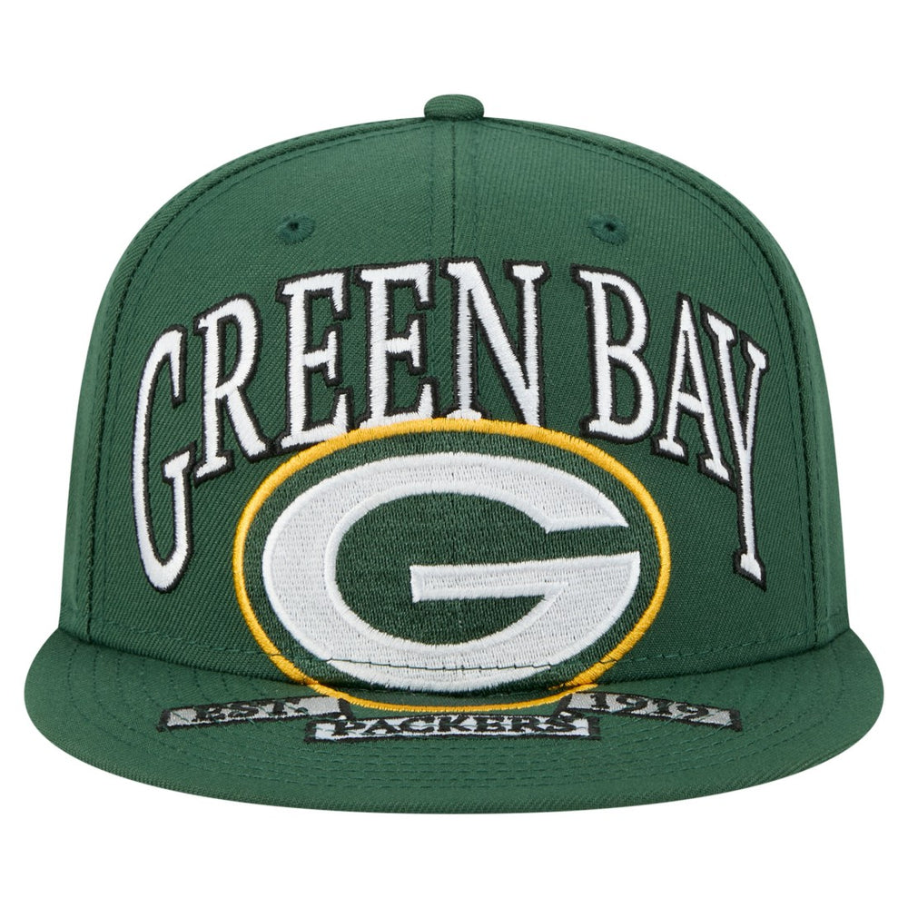 Green Bay Packers New Era Oversized 59FIFTY Fitted Hat - Green online