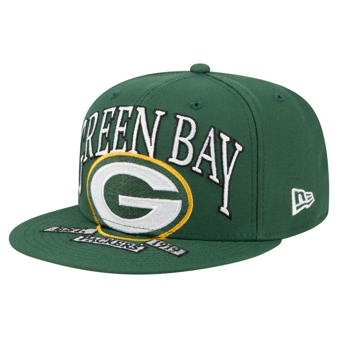 Green Bay Packers New Era Oversized 59FIFTY Fitted Hat - Green online