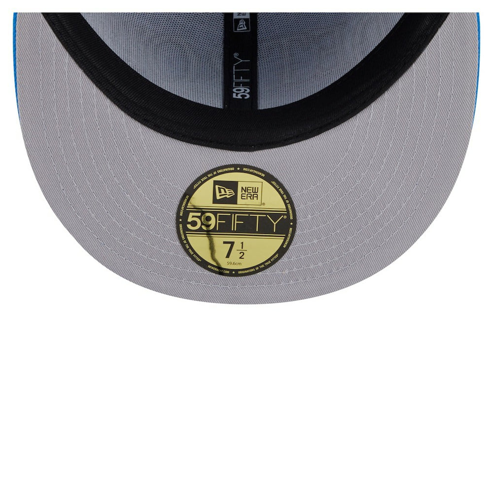 Detroit Lions New Era Oversized 59FIFTY Fitted Hat - Blue for sale