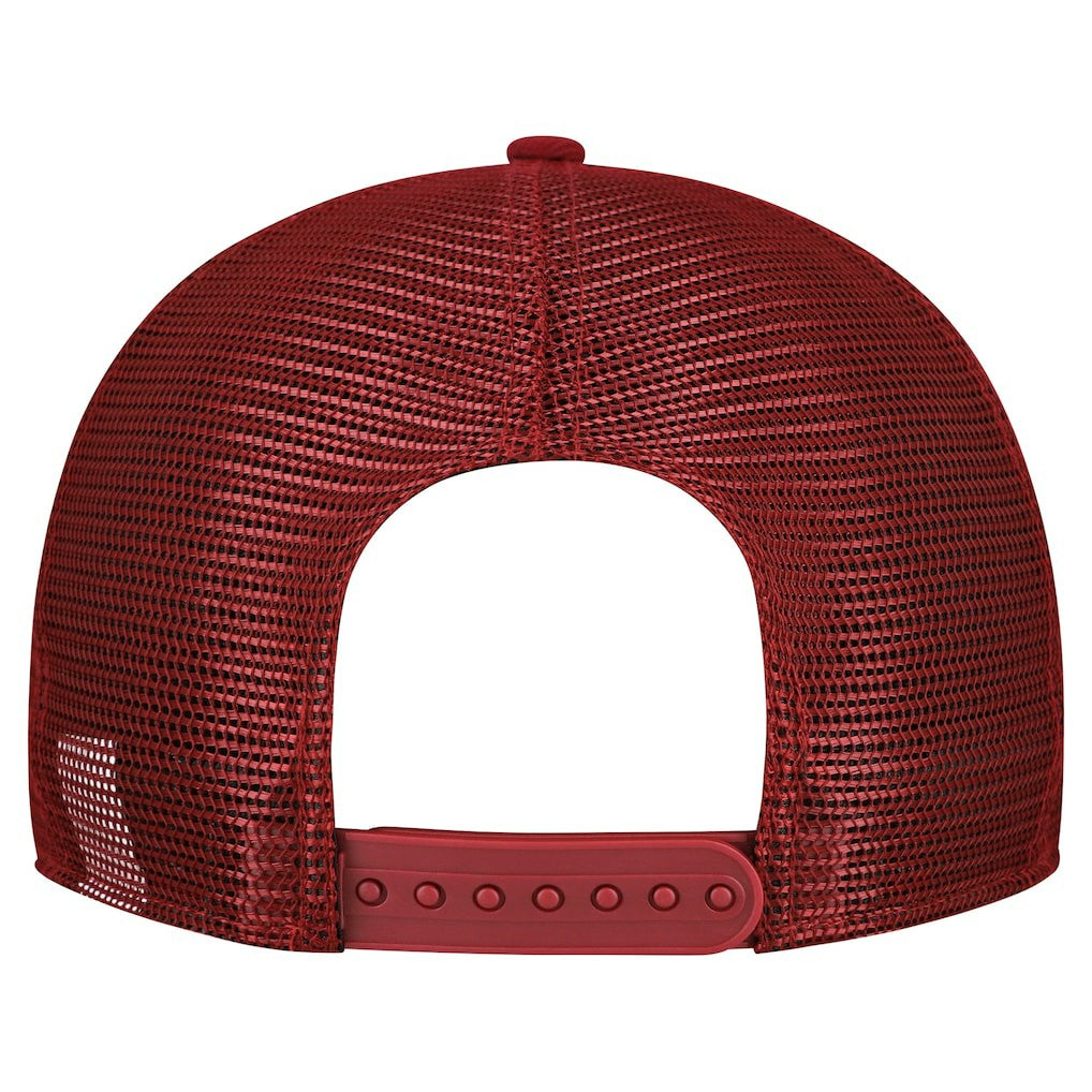 Washington Commanders New Era Cork Split Panel 9FIFTY Trucker Snapback Hat - Gray/Burgundy for sale
