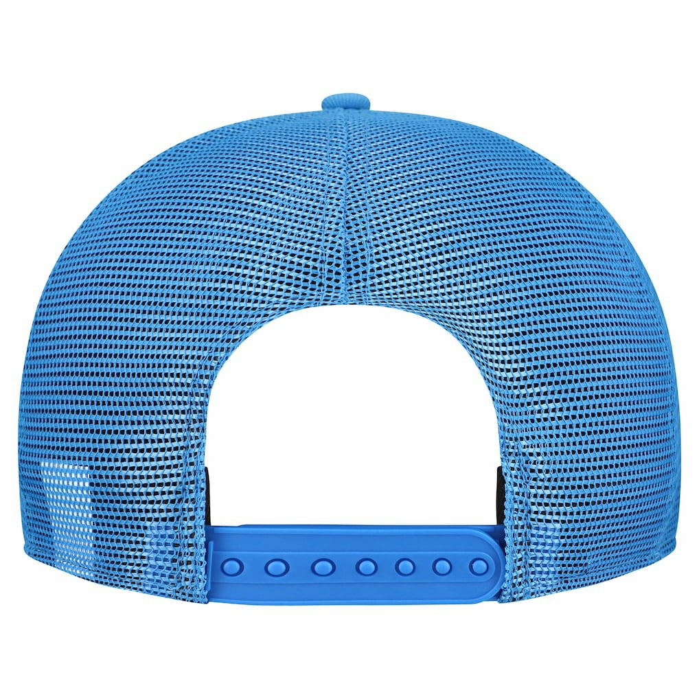 Los Angeles Chargers New Era Cork Split Panel 9FIFTY Trucker Snapback Hat - Gray/Powder Blue outlet