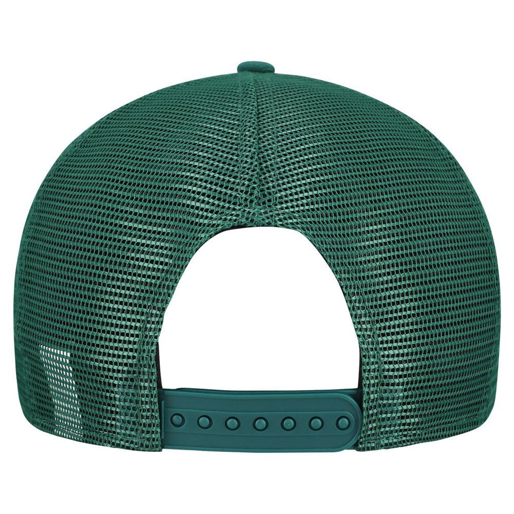 New York Jets New Era Cork Split Panel 9FIFTY Trucker Snapback Hat - Gray/Green discount