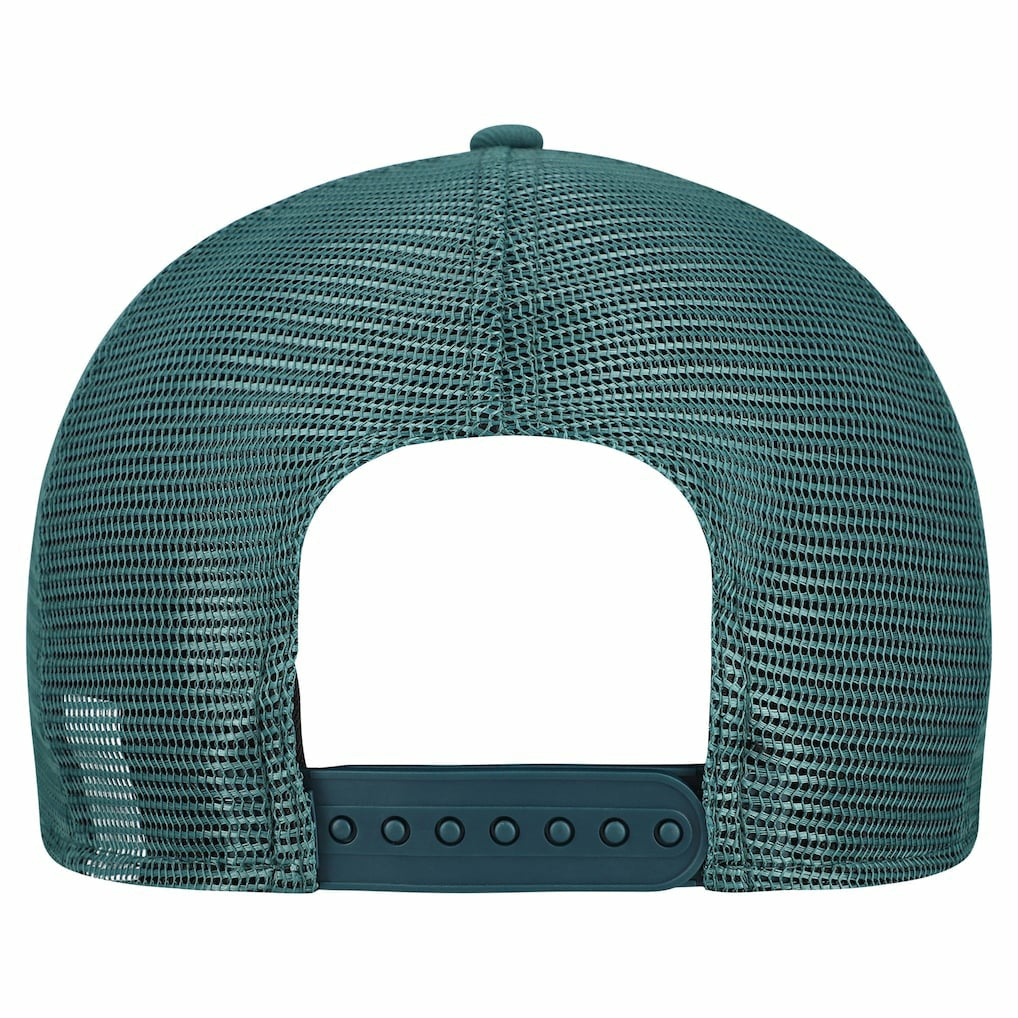 Philadelphia Eagles New Era Cork Split Panel 9FIFTY Trucker Snapback Hat - Gray/Midnight Green discount