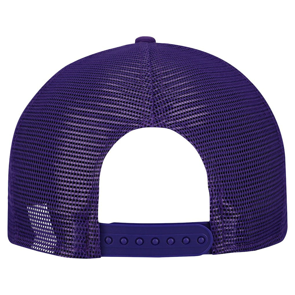 Minnesota Vikings New Era Cork Split Panel 9FIFTY Trucker Snapback Hat - Gray/Purple online