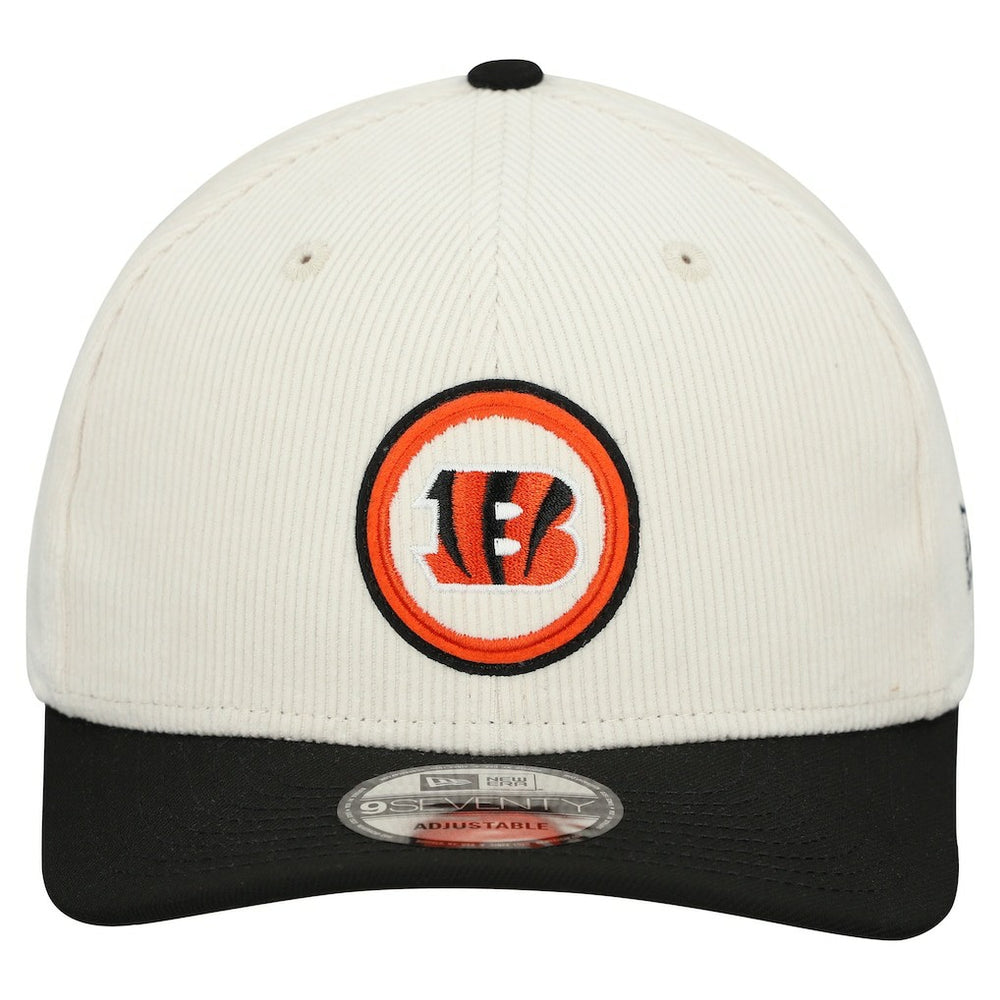 Cincinnati Bengals New Era Loyal Corduroy 9SEVENTY Adjustable Hat - Stone on sale