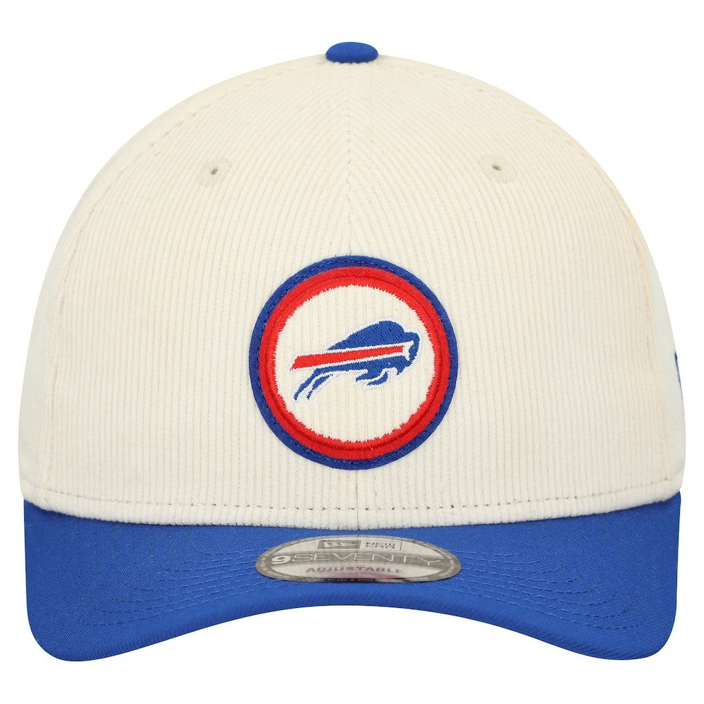 Buffalo Bills New Era Loyal Corduroy 9SEVENTY Adjustable Hat - Stone for sale