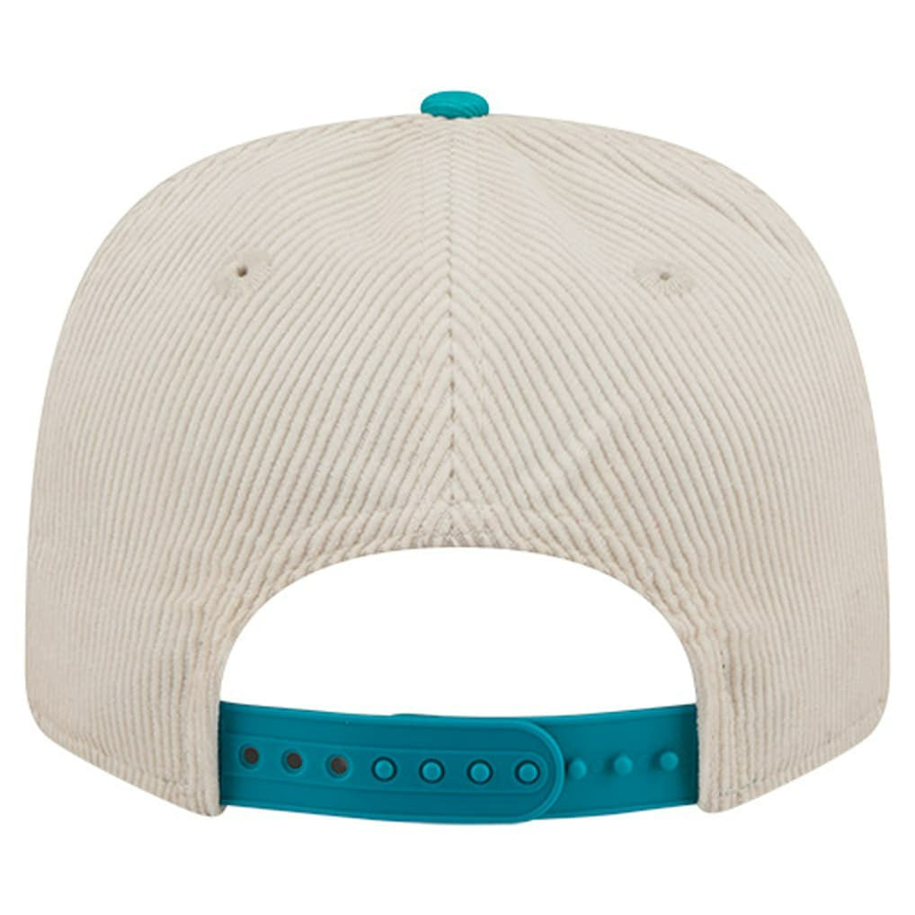 Miami Dolphins New Era Loyal Corduroy 9SEVENTY Adjustable Hat - Stone cheap