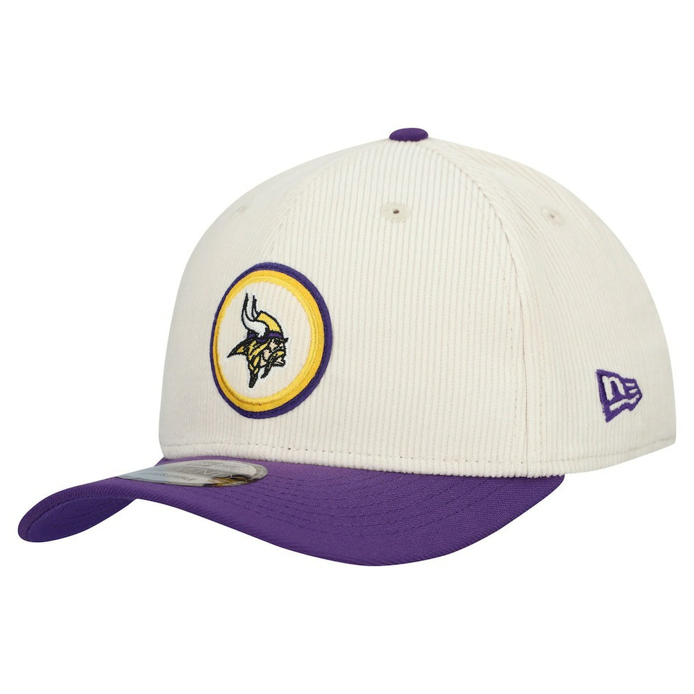 Minnesota Vikings New Era Loyal Corduroy 9SEVENTY Adjustable Hat - Stone for sale