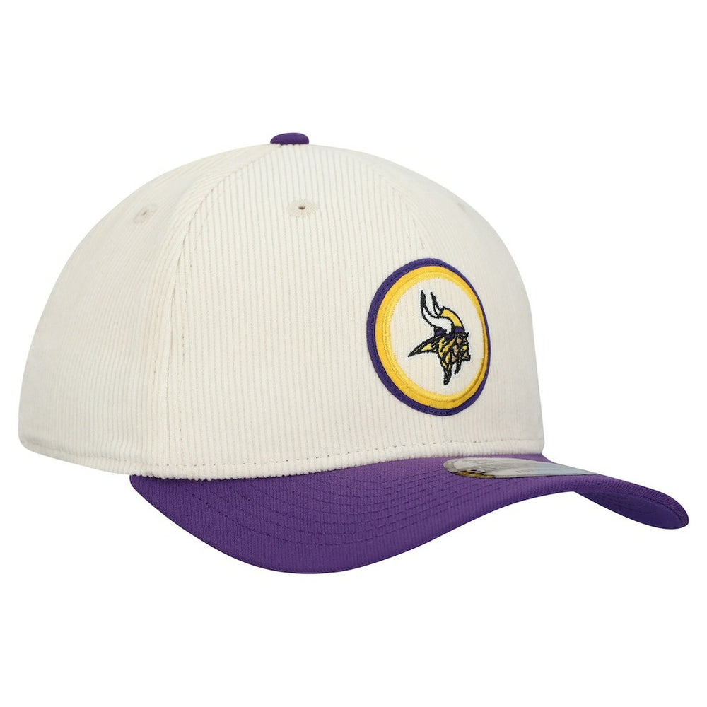 Minnesota Vikings New Era Loyal Corduroy 9SEVENTY Adjustable Hat - Stone for sale