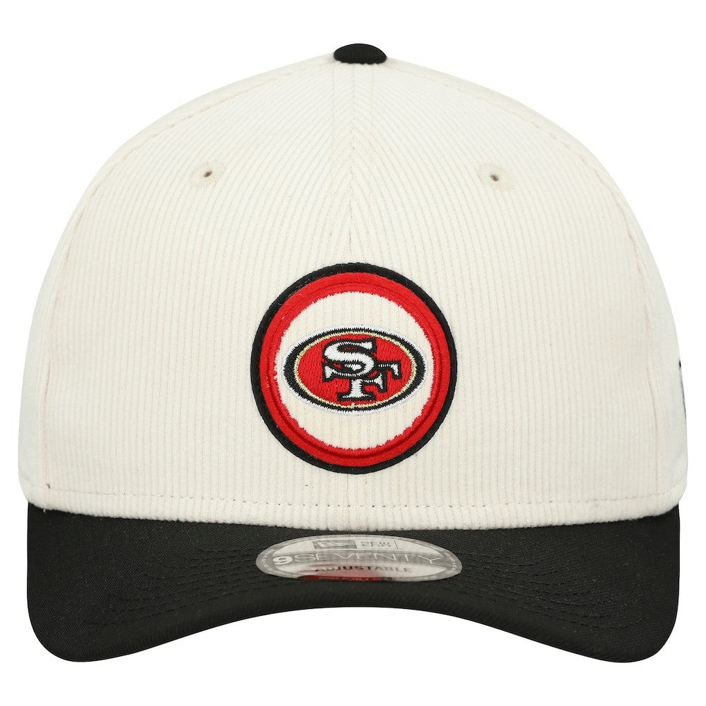 San Francisco 49ers New Era Loyal Corduroy 9SEVENTY Adjustable Hat - Stone sale