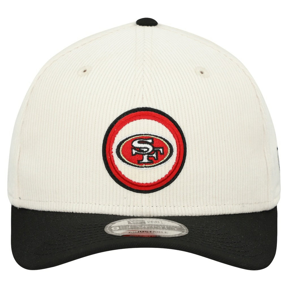 San Francisco 49ers New Era Loyal Corduroy 9SEVENTY Adjustable Hat - Stone sale