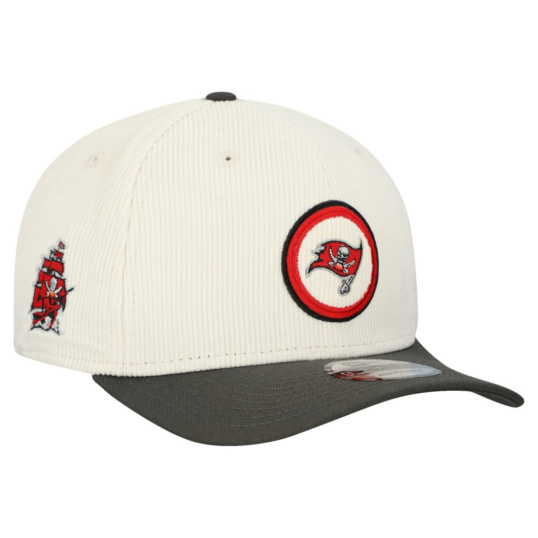 Tampa Bay Buccaneers New Era Loyal Corduroy 9SEVENTY Adjustable Hat - Stone cheap