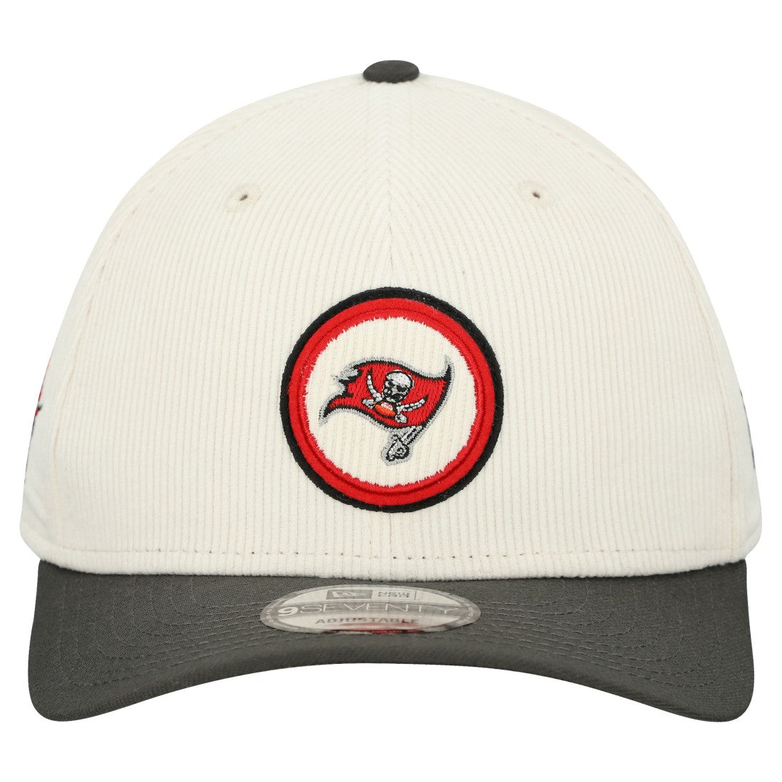 Tampa Bay Buccaneers New Era Loyal Corduroy 9SEVENTY Adjustable Hat - Stone cheap