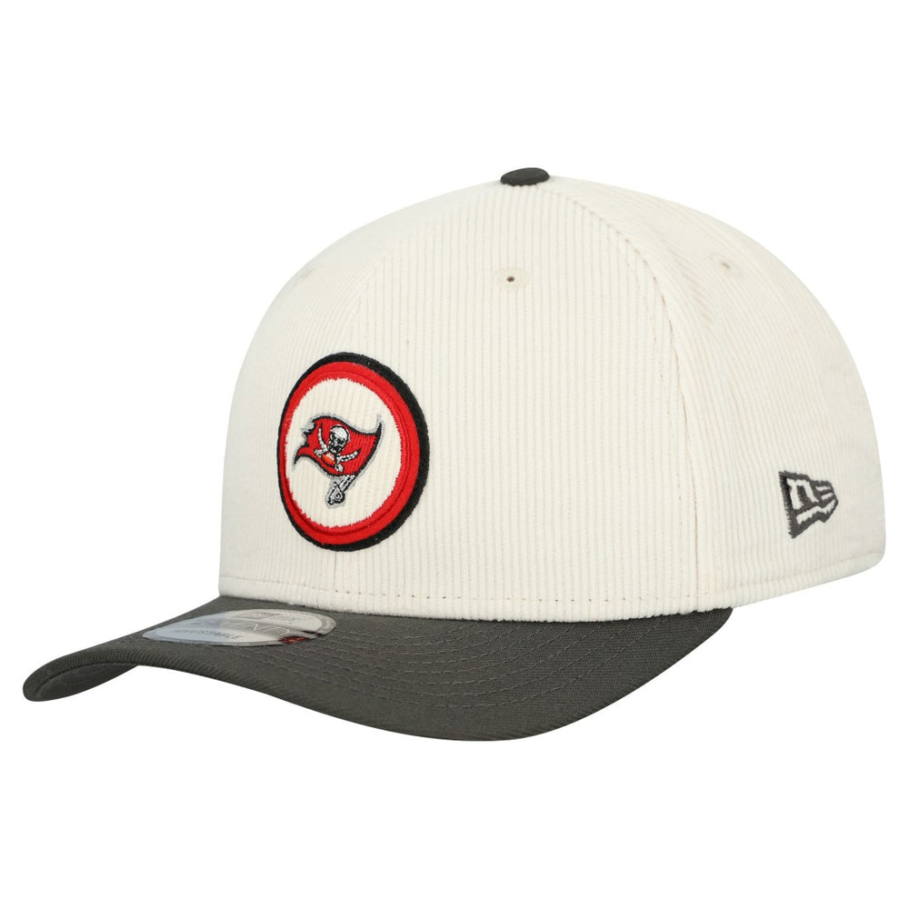 Tampa Bay Buccaneers New Era Loyal Corduroy 9SEVENTY Adjustable Hat - Stone cheap