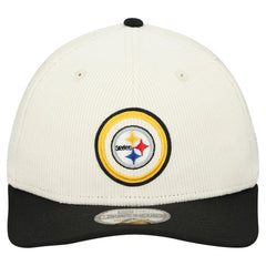 Pittsburgh Steelers New Era Loyal Corduroy 9SEVENTY Adjustable Hat - Stone discount