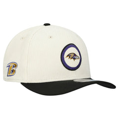 Baltimore Ravens New Era Loyal Corduroy 9SEVENTY Adjustable Hat - Stone sale