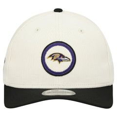 Baltimore Ravens New Era Loyal Corduroy 9SEVENTY Adjustable Hat - Stone sale