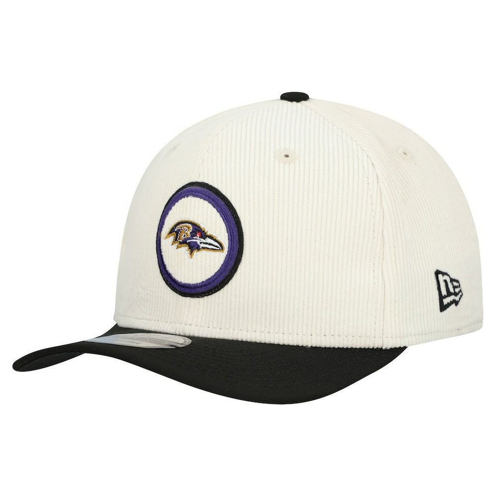 Baltimore Ravens New Era Loyal Corduroy 9SEVENTY Adjustable Hat - Stone sale