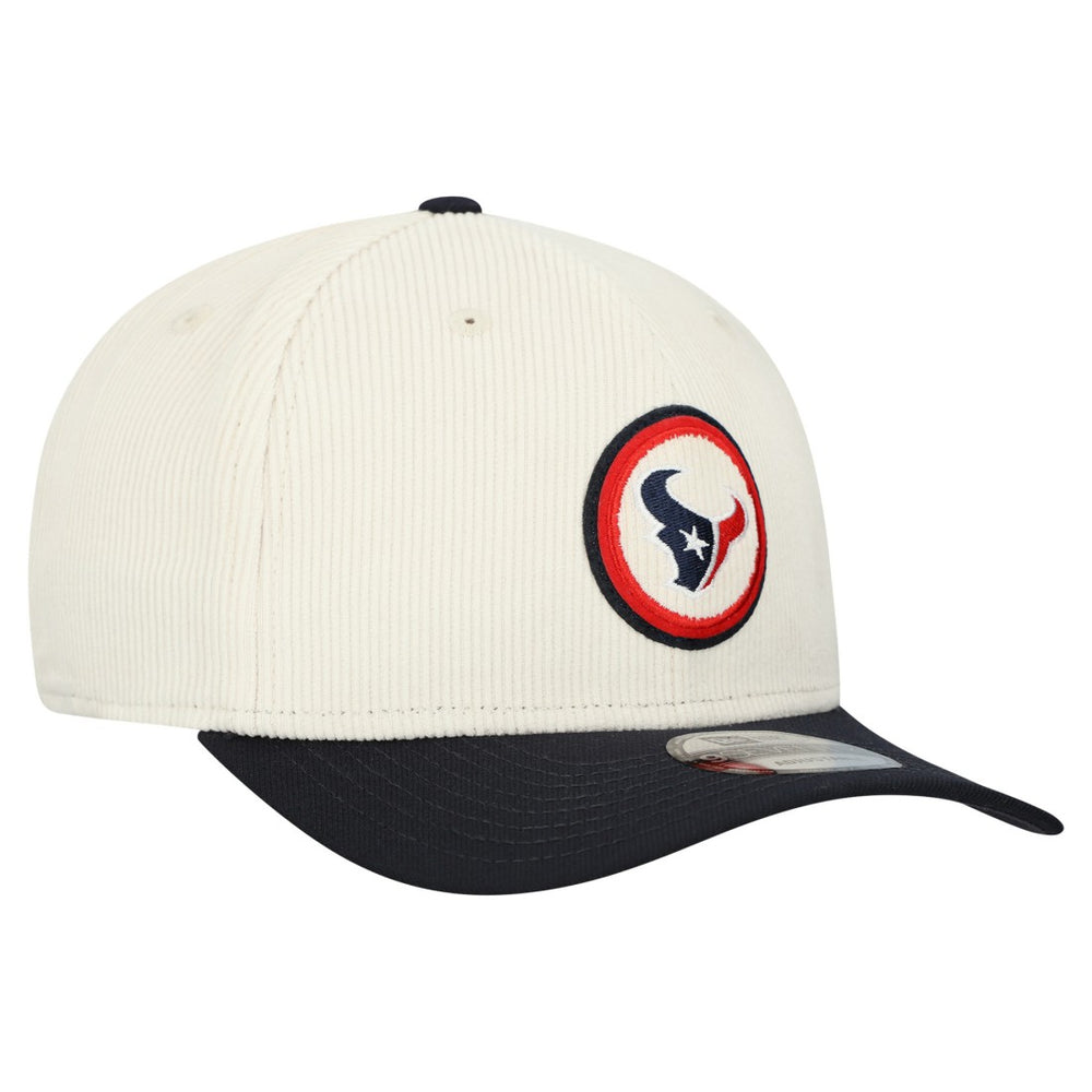 Houston Texans New Era Loyal Corduroy 9SEVENTY Adjustable Hat - Stone for sale