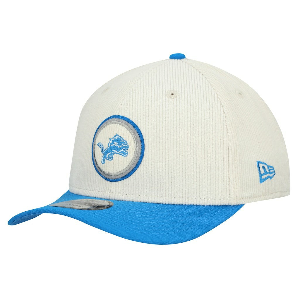 Detroit Lions New Era Loyal Corduroy 9SEVENTY Adjustable Hat - Stone cheap