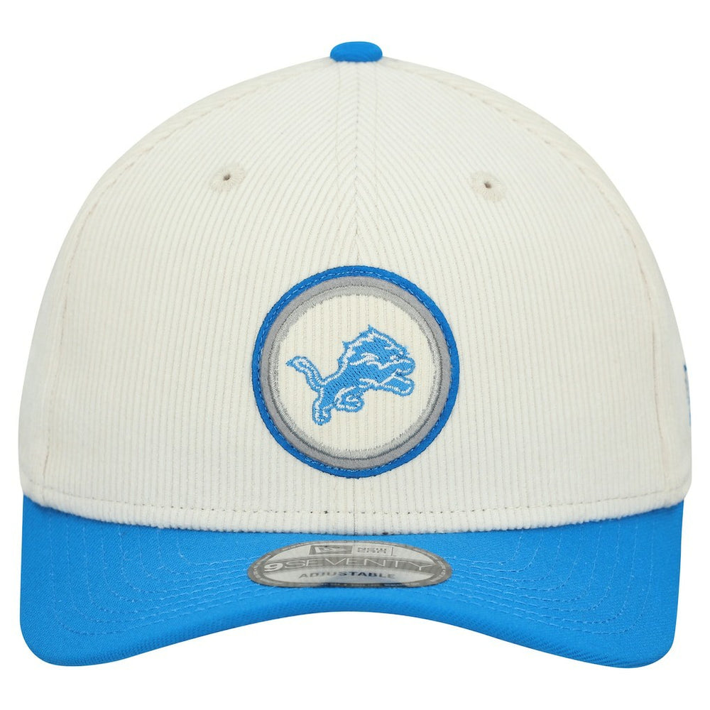 Detroit Lions New Era Loyal Corduroy 9SEVENTY Adjustable Hat - Stone cheap