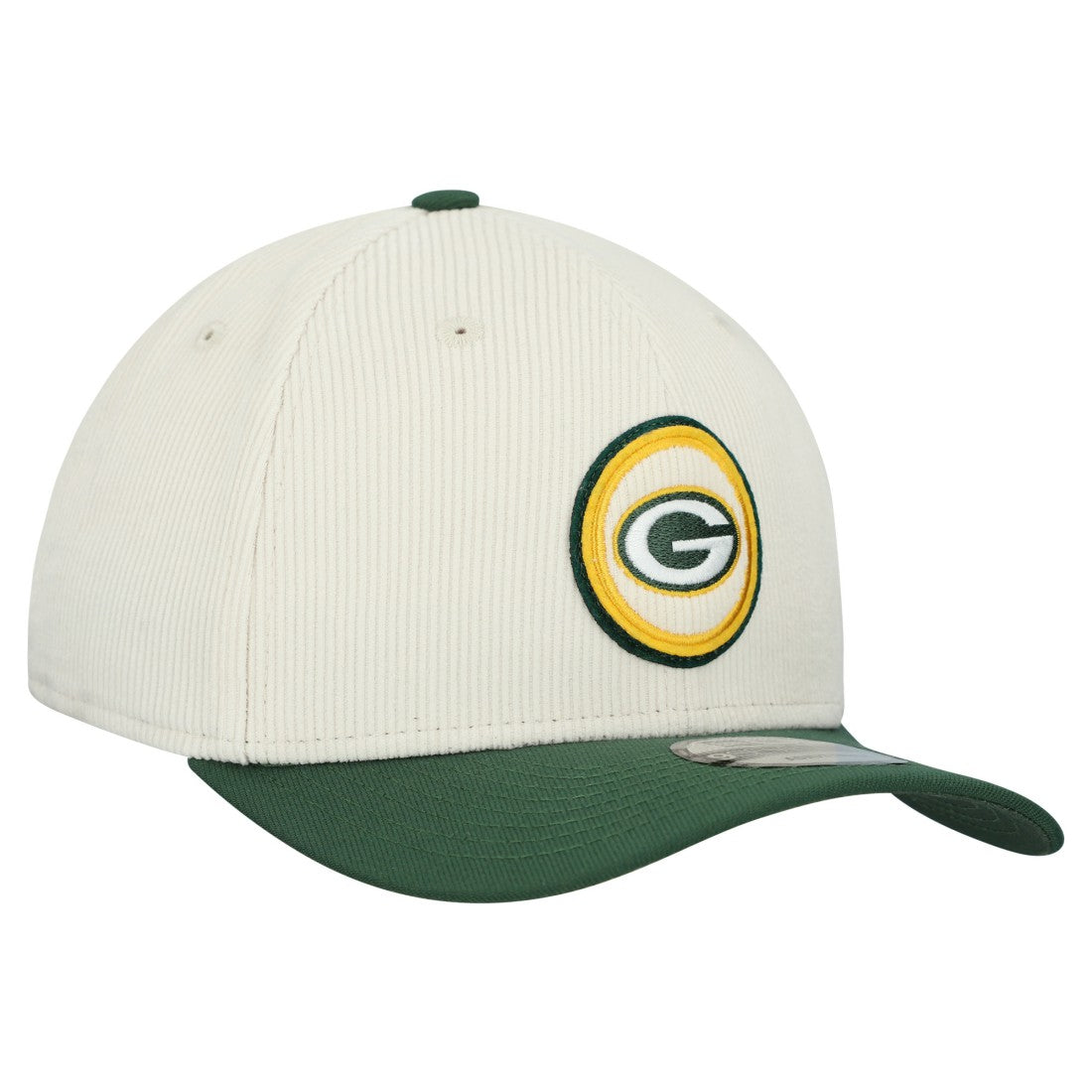 Green Bay Packers New Era Loyal Corduroy 9SEVENTY Adjustable Hat - Stone cheap