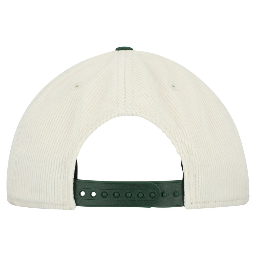 Green Bay Packers New Era Loyal Corduroy 9SEVENTY Adjustable Hat - Stone cheap