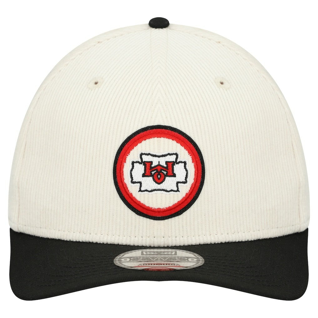 Kansas City Chiefs New Era Loyal Corduroy 9SEVENTY Adjustable Hat - Stone on sale