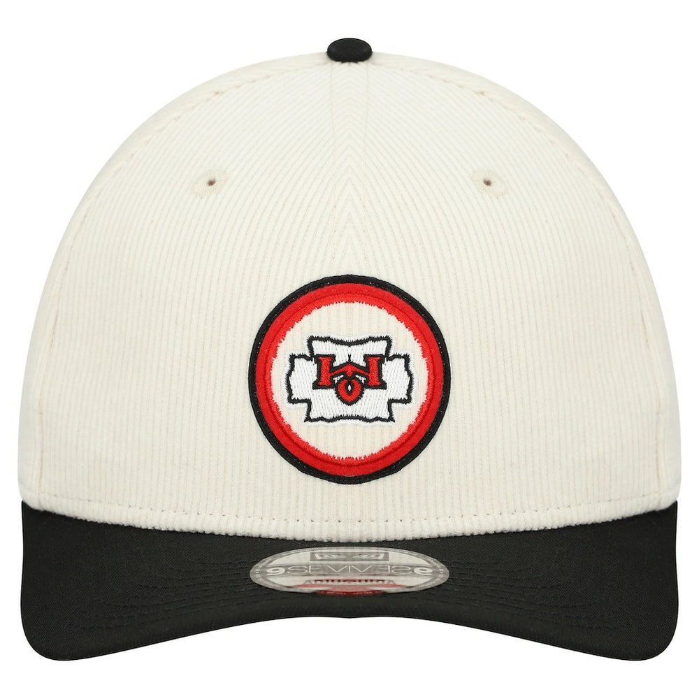Kansas City Chiefs New Era Loyal Corduroy 9SEVENTY Adjustable Hat - Stone on sale