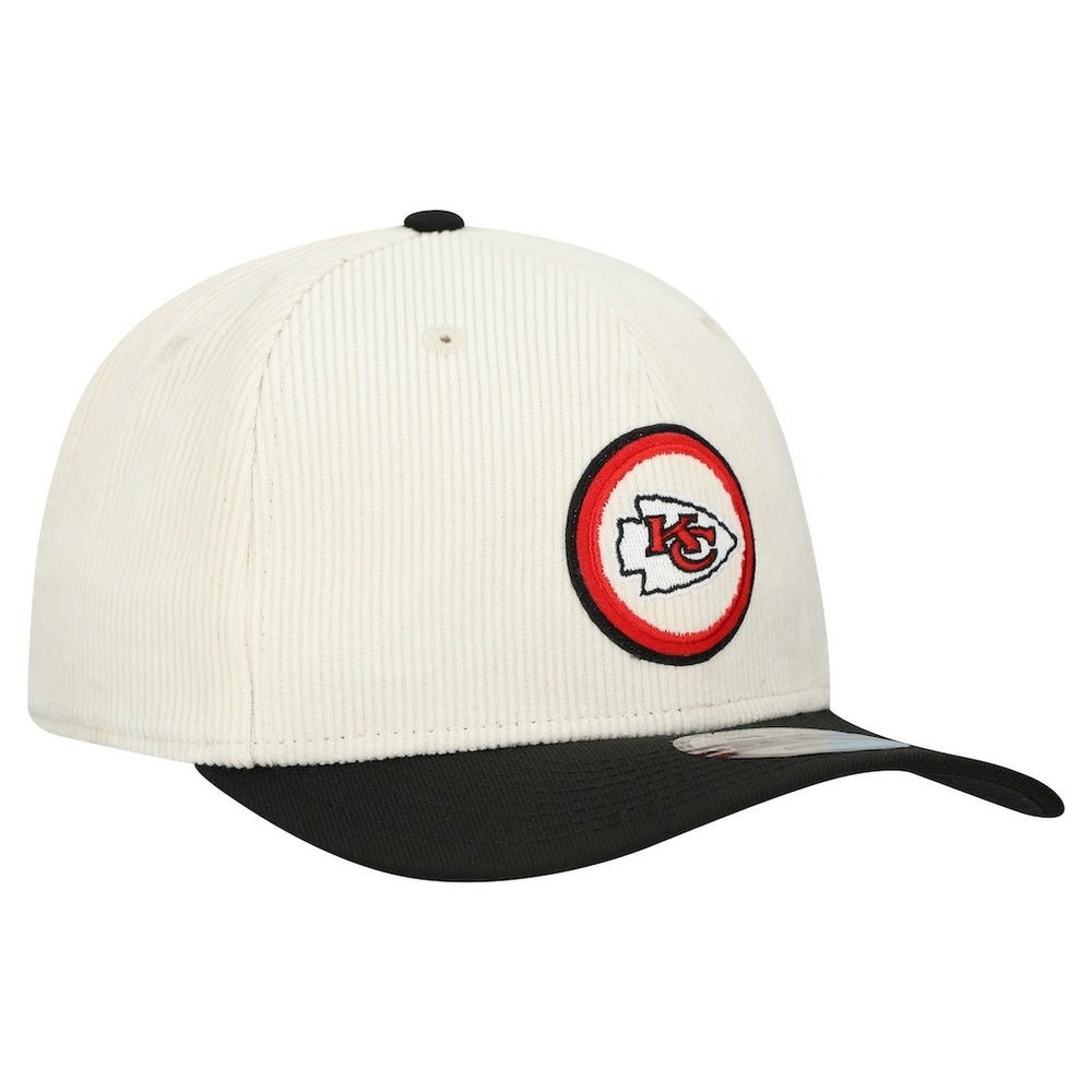Kansas City Chiefs New Era Loyal Corduroy 9SEVENTY Adjustable Hat - Stone on sale