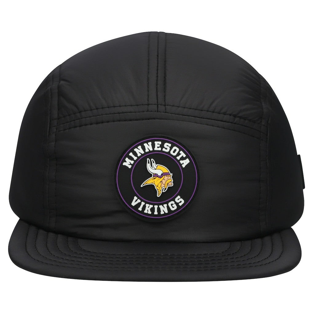 Minnesota Vikings New Era Quilted Camper Adjustable Hat - Black on sale