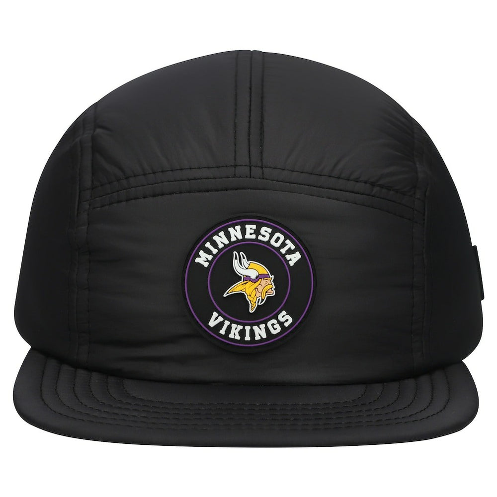 Minnesota Vikings New Era Quilted Camper Adjustable Hat - Black on sale