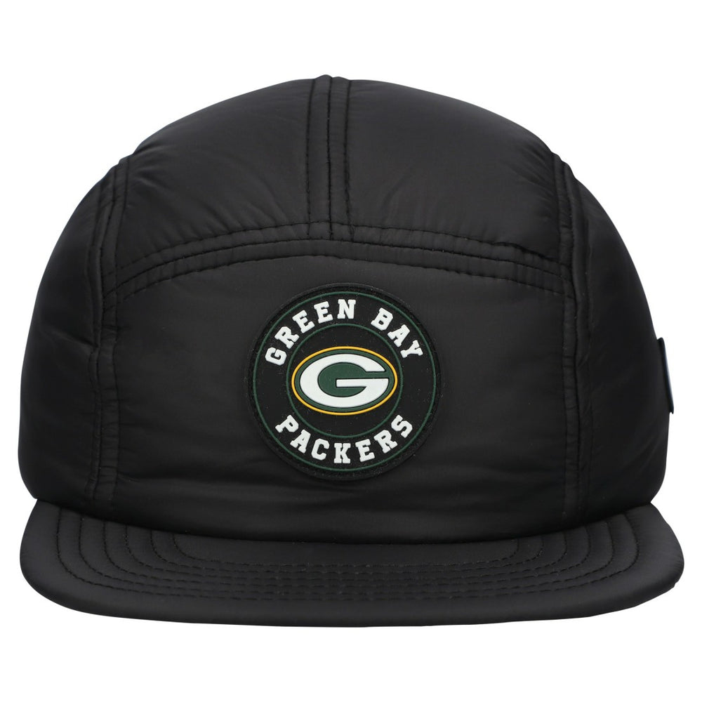 Green Bay Packers New Era Quilted Camper Adjustable Hat - Black cheap