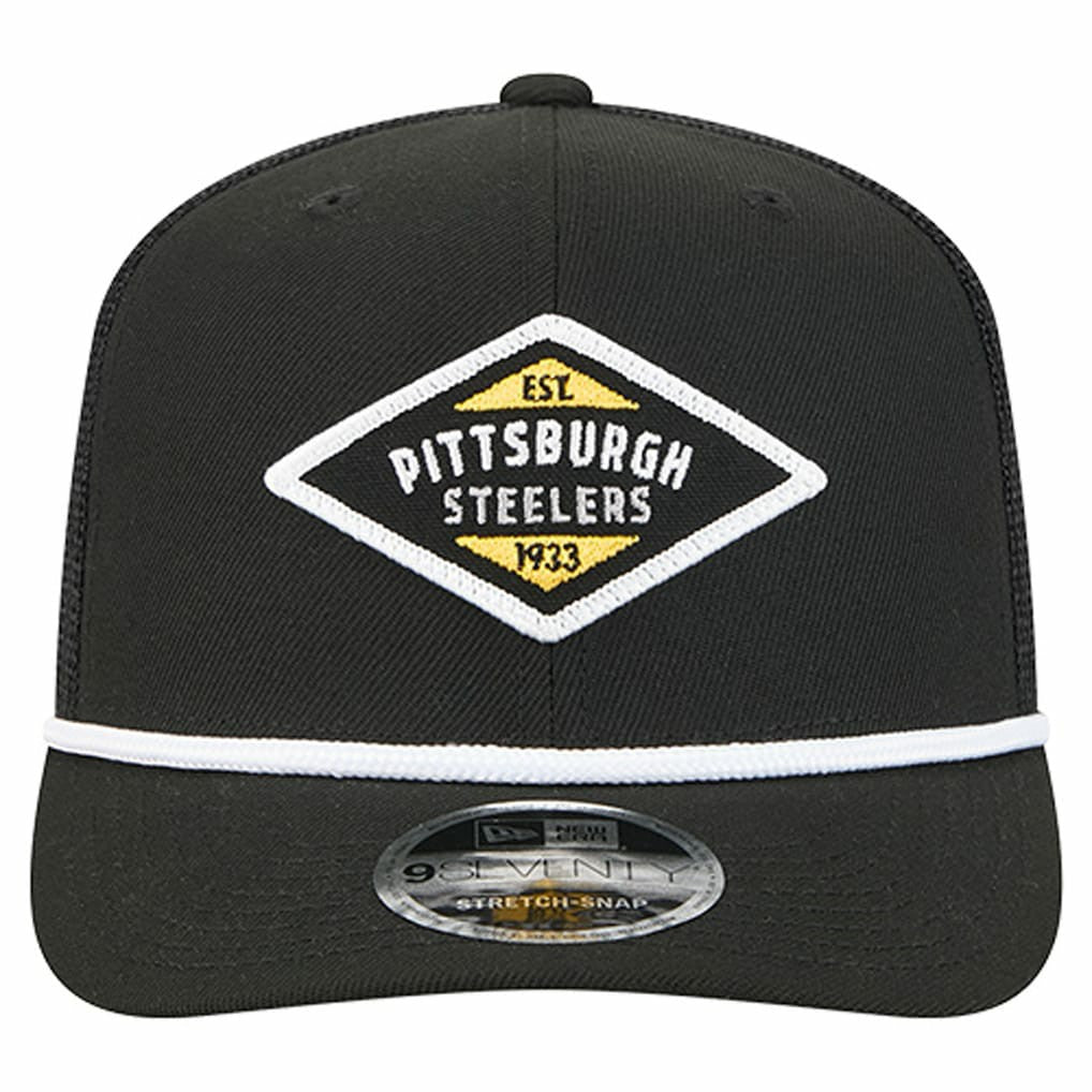 Pittsburgh Steelers New Era Team 9SEVENTY Adjustable Hat - Black on sale