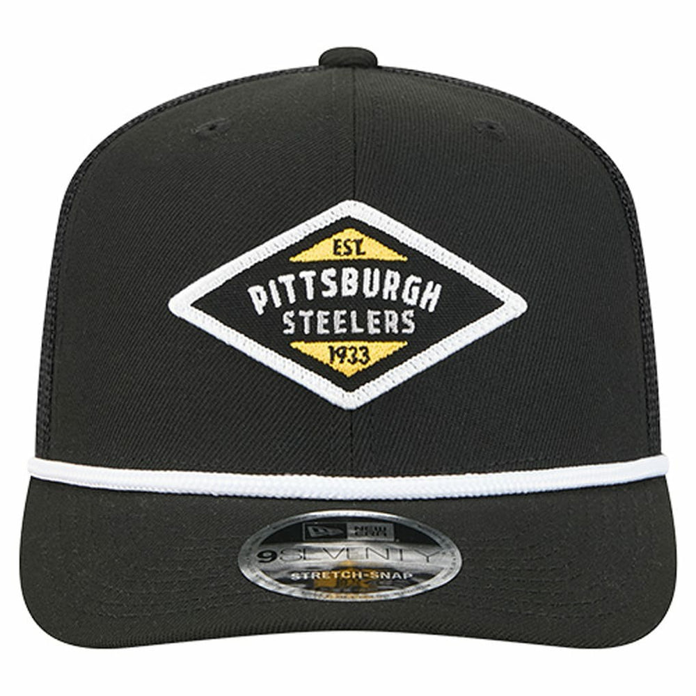 Pittsburgh Steelers New Era Team 9SEVENTY Adjustable Hat - Black on sale