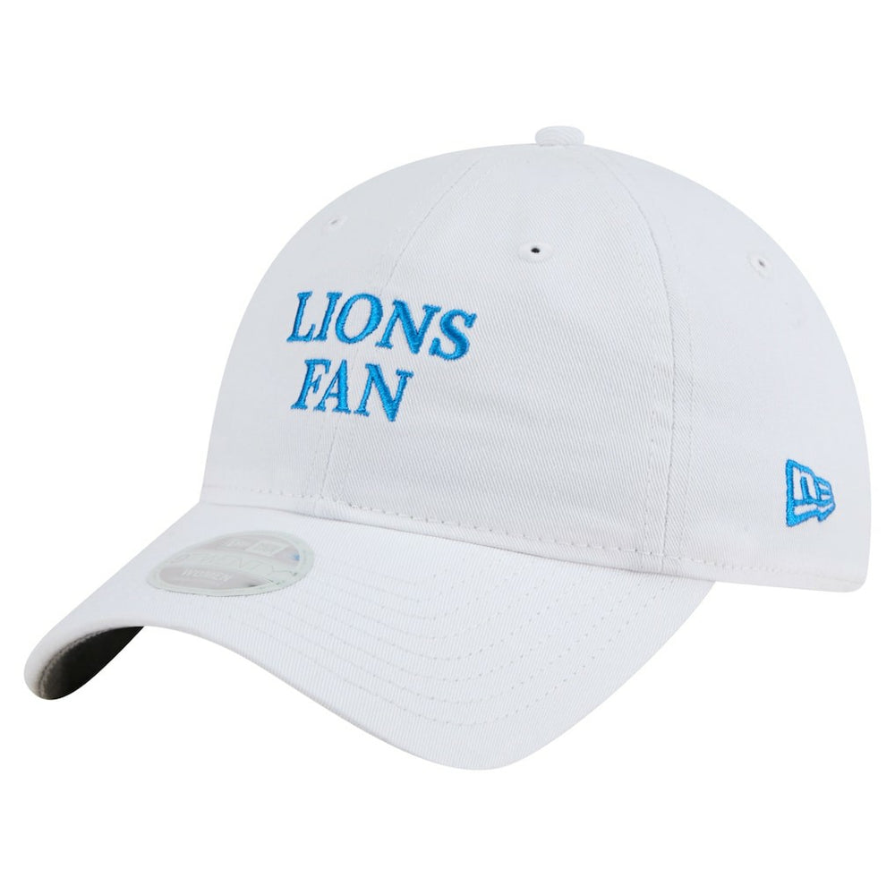 Detroit Lions New Era Women's Team Fan 9TWENTY Adjustable Hat - White discount