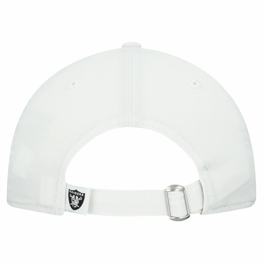 Las Vegas Raiders New Era Women's Team Fan 9TWENTY Adjustable Hat - White discount