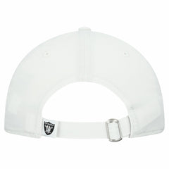 Las Vegas Raiders New Era Women's Team Fan 9TWENTY Adjustable Hat - White discount