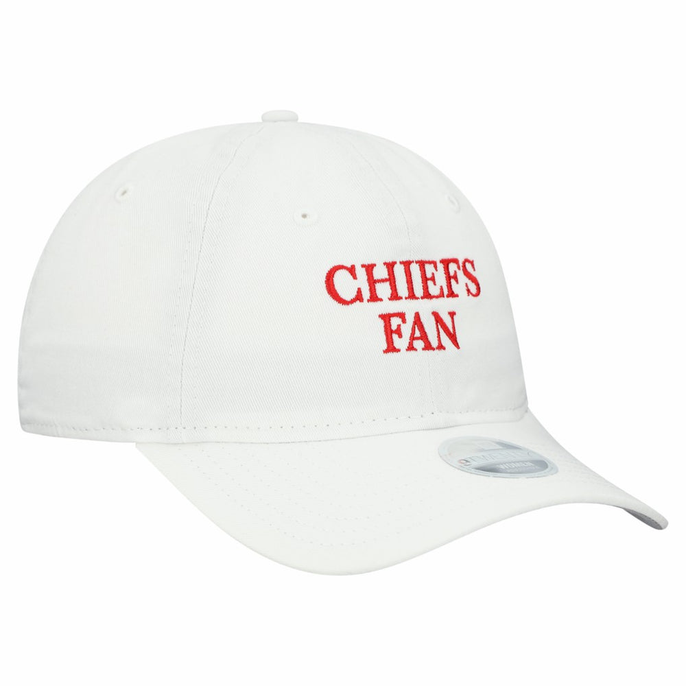 Kansas City Chiefs New Era Women's Team Fan 9TWENTY Adjustable Hat - White outlet