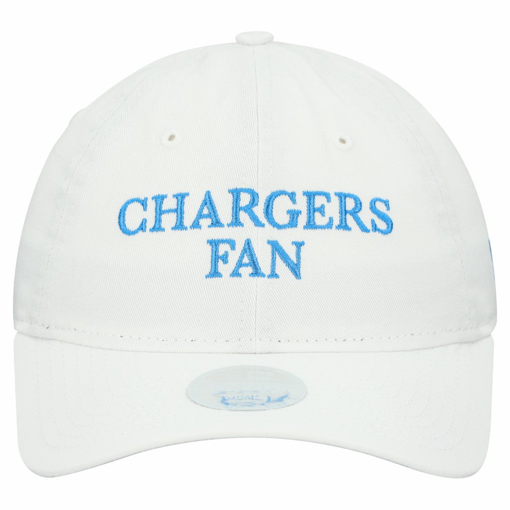 Los Angeles Chargers New Era Women's Team Fan 9TWENTY Adjustable Hat - White online