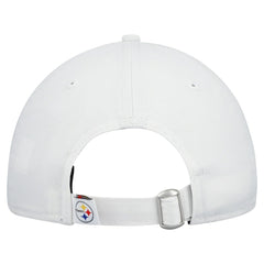 Pittsburgh Steelers New Era Women's Team Fan 9TWENTY Adjustable Hat - White for sale
