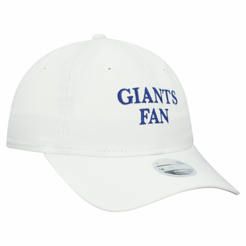 New York Giants New Era Women's Team Fan 9TWENTY Adjustable Hat - White cheap