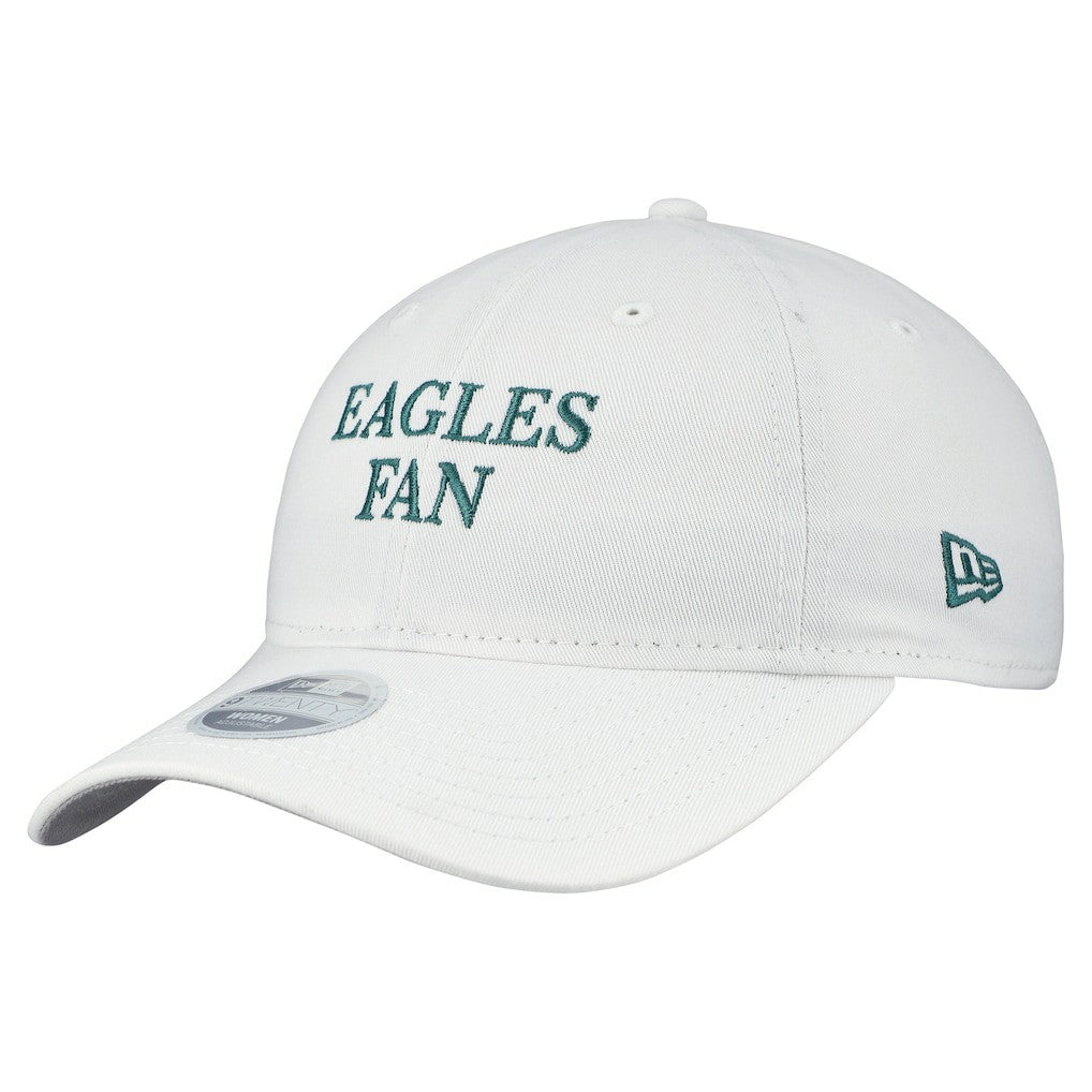 Philadelphia Eagles New Era Women's Team Fan 9TWENTY Adjustable Hat - White sale