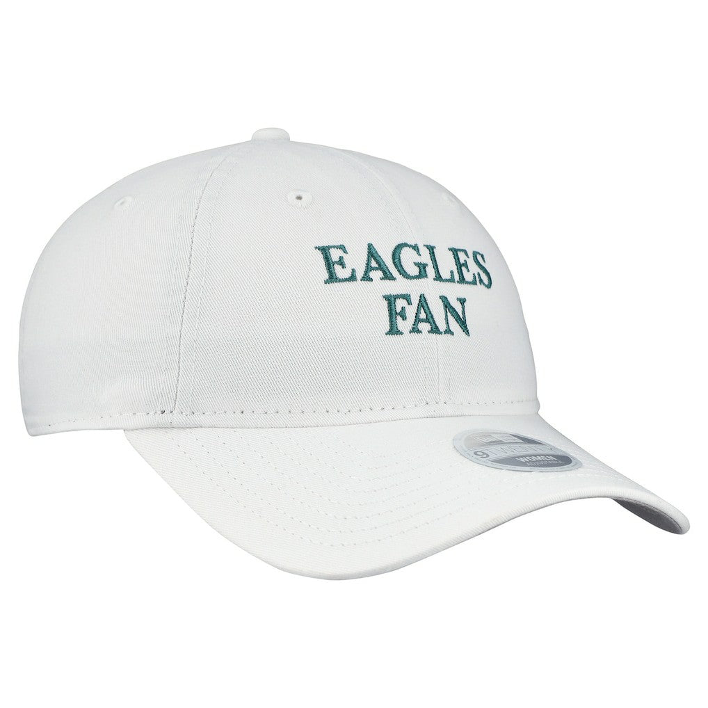 Philadelphia Eagles New Era Women's Team Fan 9TWENTY Adjustable Hat - White sale