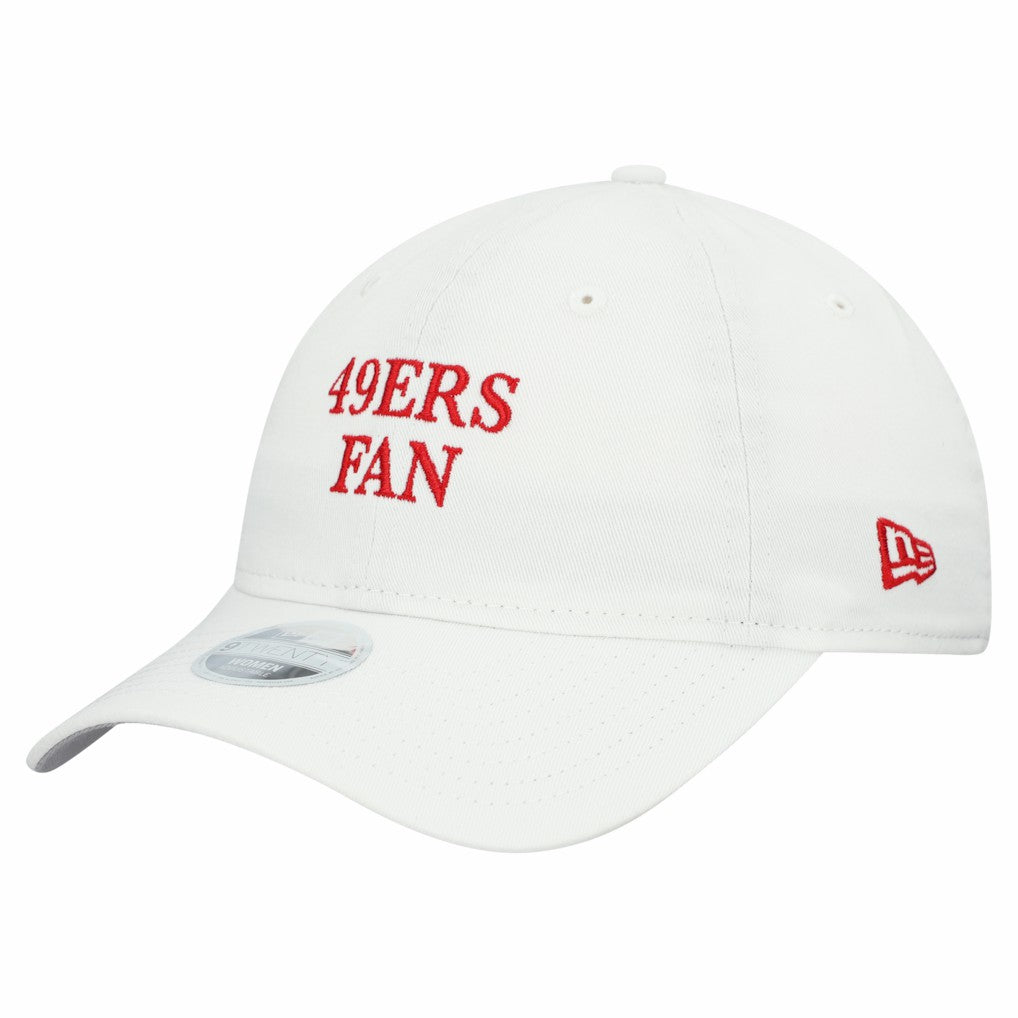 San Francisco 49ers New Era Women's Team Fan 9TWENTY Adjustable Hat - White online
