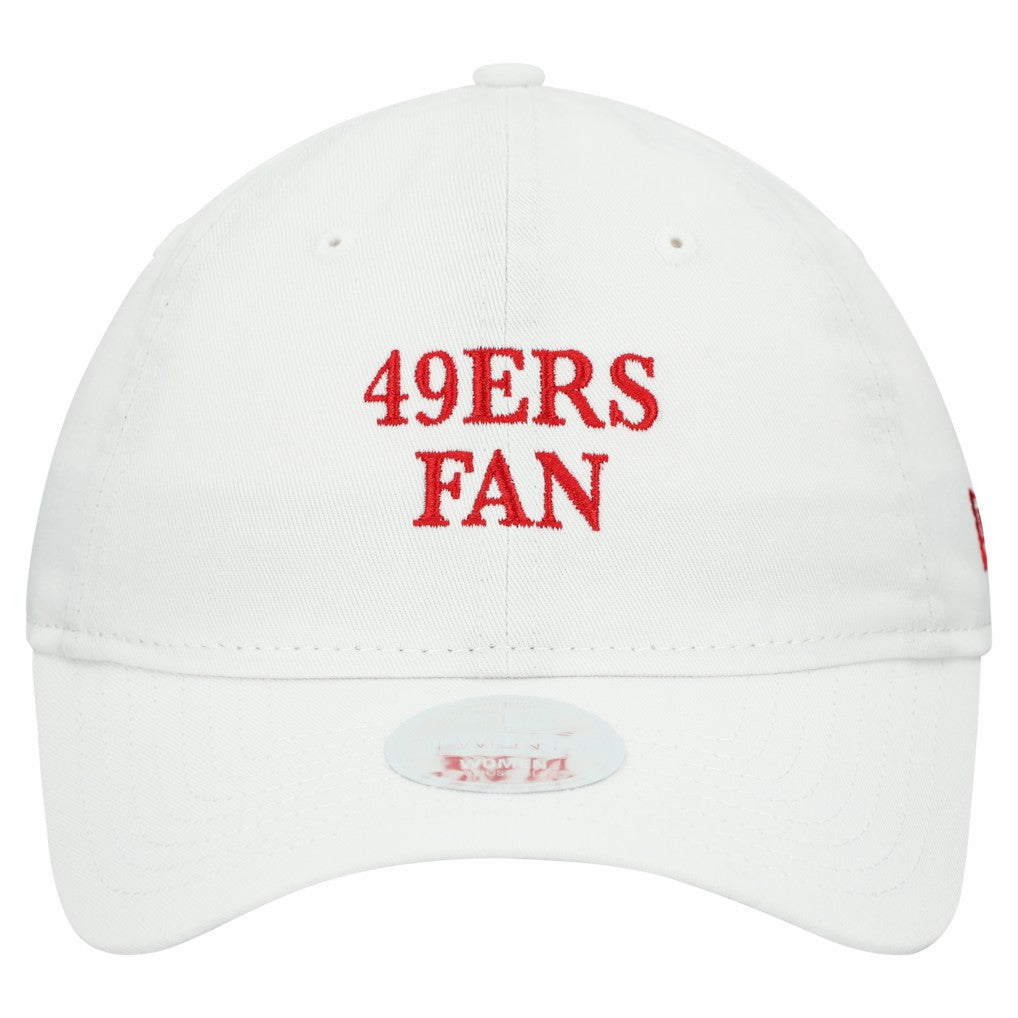 San Francisco 49ers New Era Women's Team Fan 9TWENTY Adjustable Hat - White online