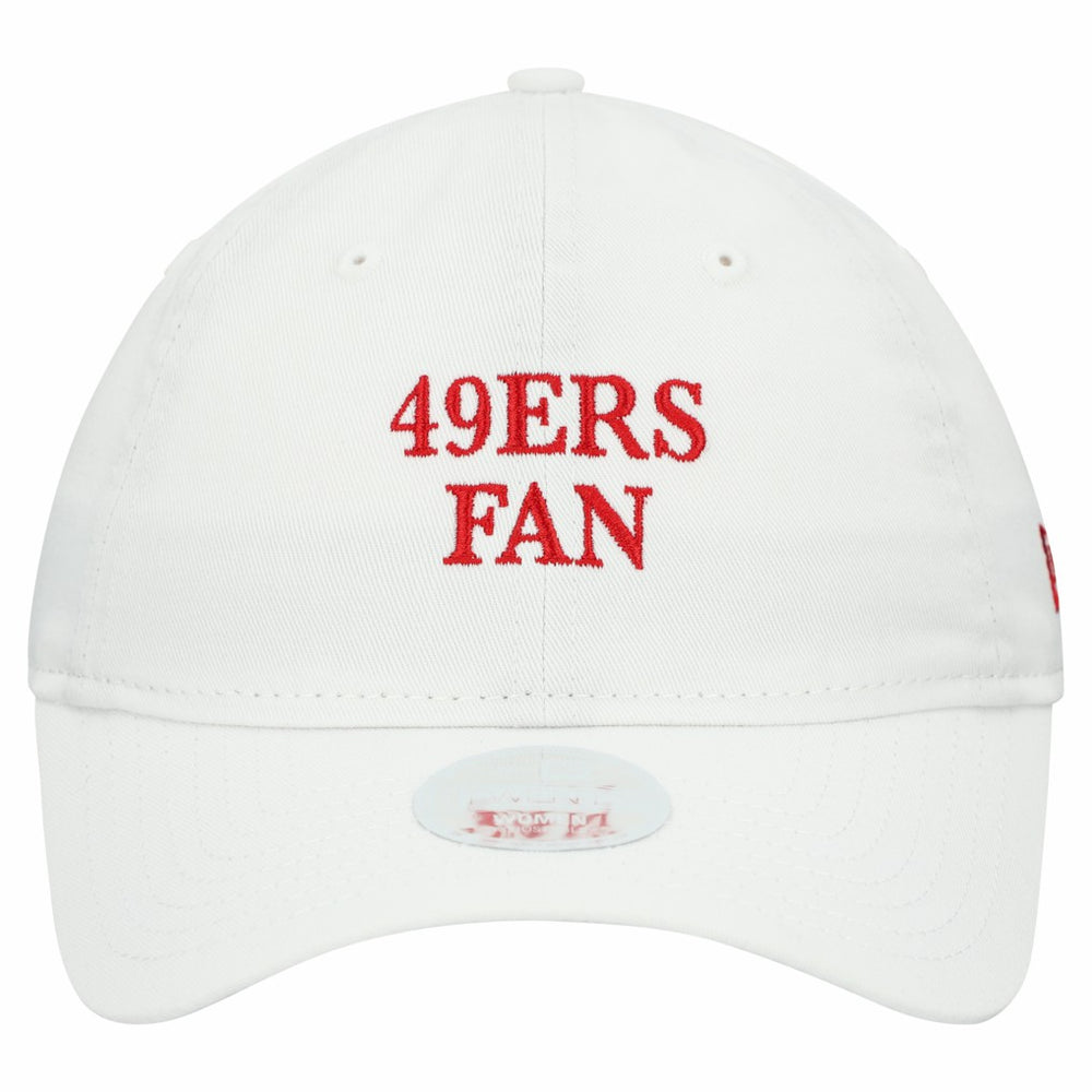 San Francisco 49ers New Era Women's Team Fan 9TWENTY Adjustable Hat - White online